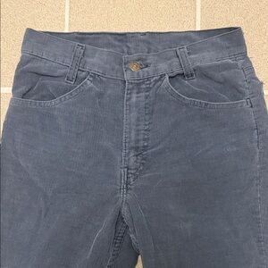 Vintage 1970s Levi’s Corduroy Pants Talon Zip, Unisex